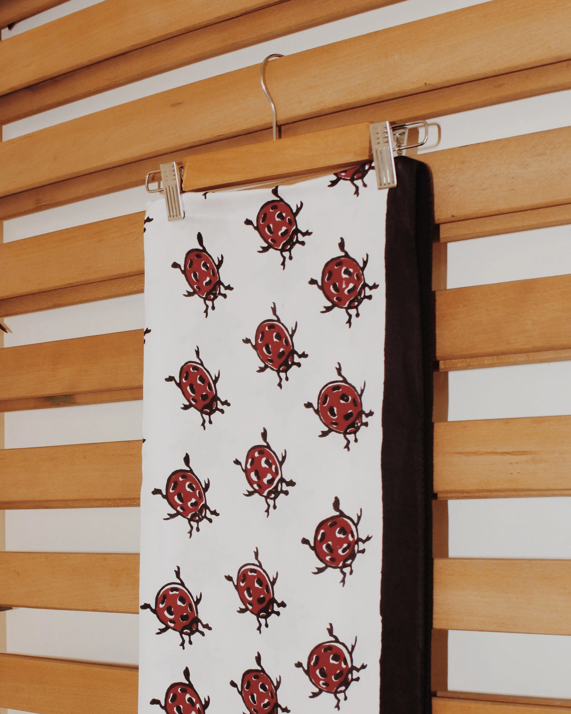 Stole, Ladybug Woodblock (Cotton)