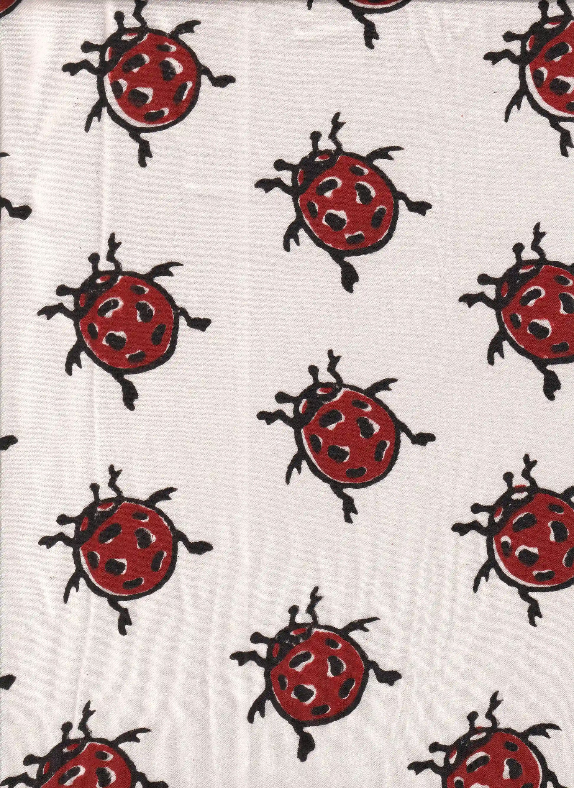 Stole, Ladybug Woodblock (Cotton)