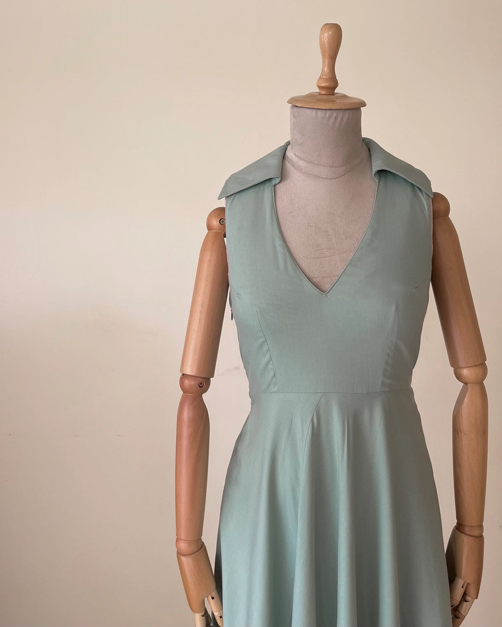 Dress, Round Yoke (Cotton Voile)
