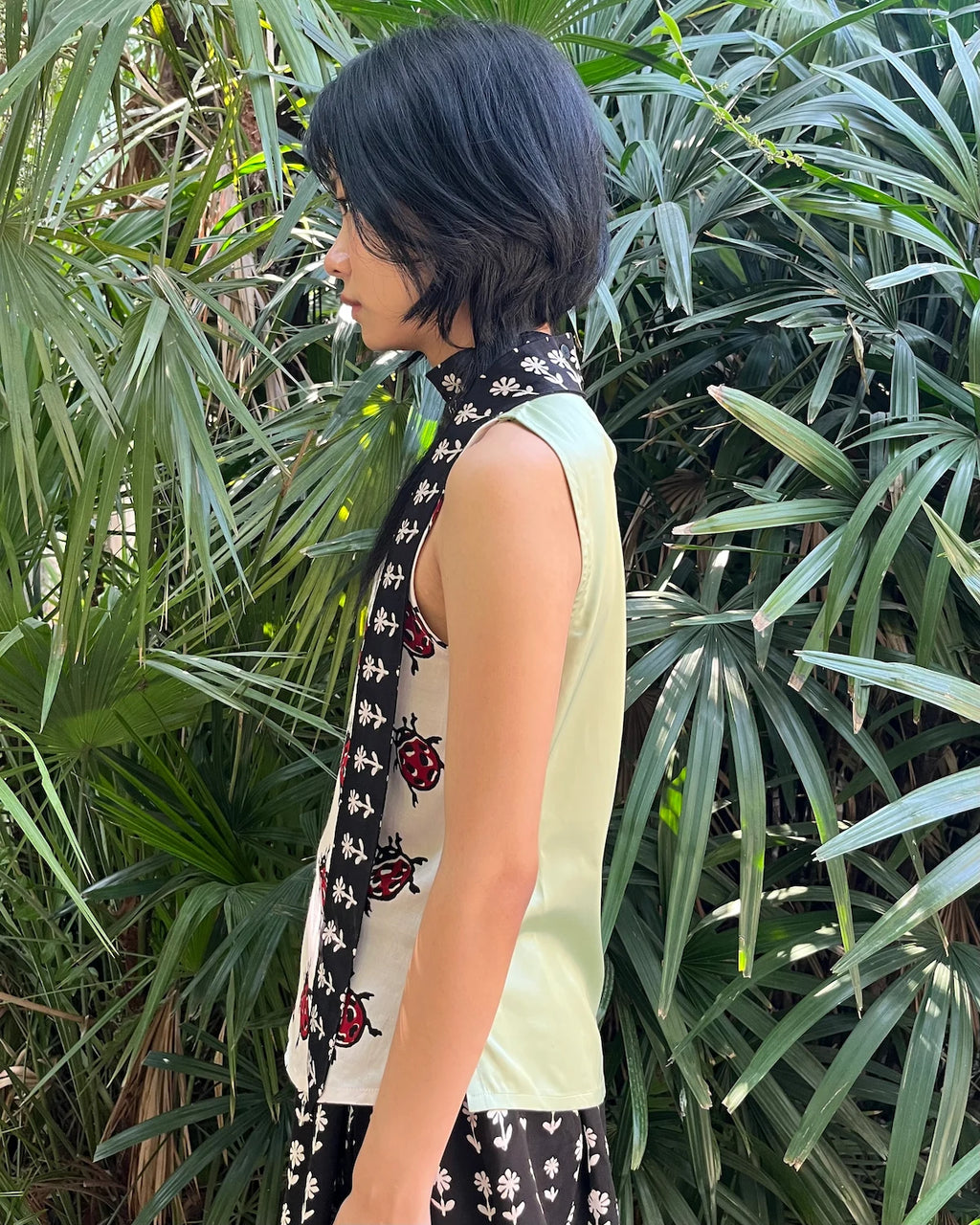 Draped-Scarf Top ft. Handcraft from Bagh
