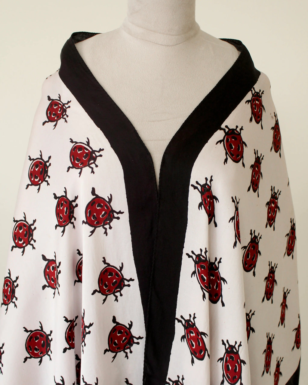 Stole, Ladybug Woodblock (Cotton)