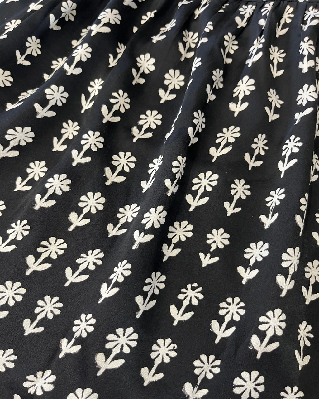 Flower Print Skirt ft. Wood-block printing from Bagh